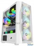 1stplayer Корпус Firebase X3-m White / Matx, Tg / 4x120mm Led Fans Inc. / X3-m-wh-4f1-w