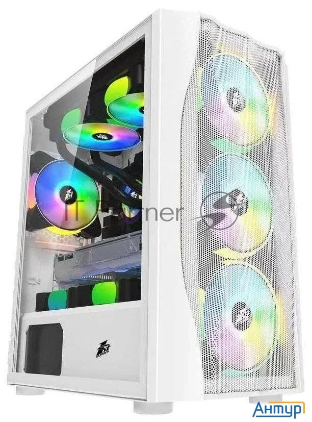 1stplayer Корпус Firebase X3-m White / Matx, Tg / 4x120mm Led Fans Inc. / X3-m-wh-4f1-w