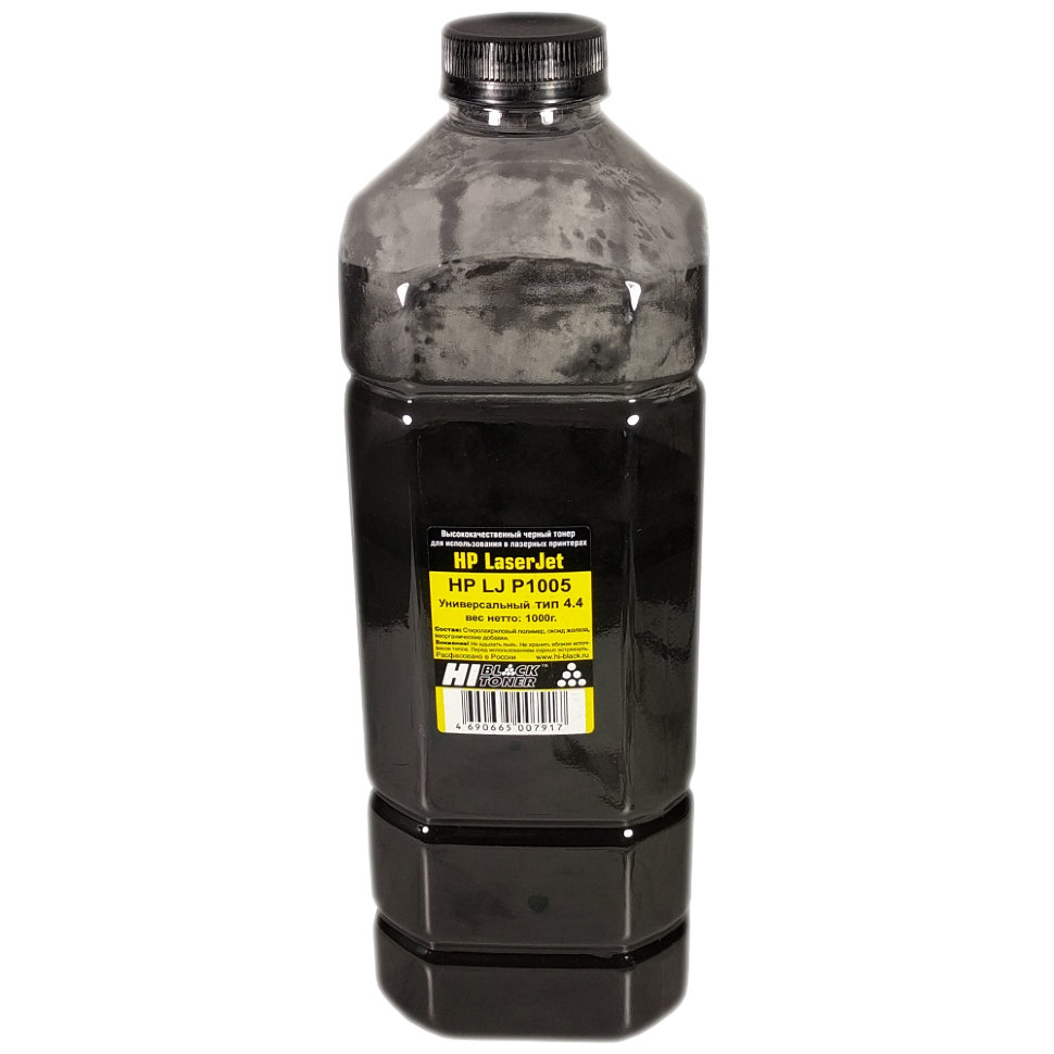 Тонер для Lj P1005 (hi-black) Тип 4.4, 1 кг, канистра Универсальный Тонер для Lj P1005 (hi-black) Тип 4.4, 1 кг, канистра Универсальный