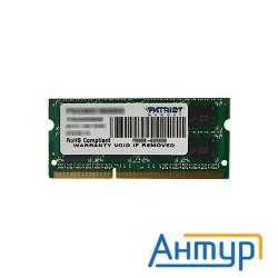 Patriot Ddr3 Sodimm 8gb Psd38g16002s (pc3-12800, 1600mhz, 1.5v)