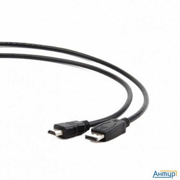 Bion Кабель Displayport - Hdmi, 20m/19m, однонаправленный конвертор сигнала с Displayport в Hdmi, 1м