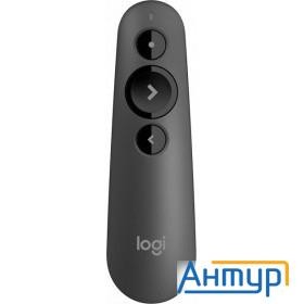910-005843 Презентер Logitech R500s Graphite черный, Bluetooth + 2.4 Ghz, Usb-ресивер , 3 программир