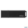 Флеш Диск Netac U351 64gb  Nt03u351n 064g 30bk , Usb3.0, с колпачком, металлическая ч рная