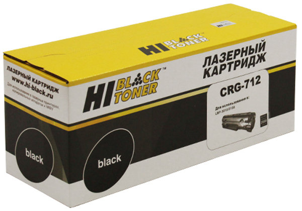 712_hi-black Картридждля Lbp-3010/3100 (black) (hi Black) Crg-712, 2k с чипом