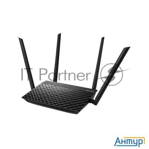 Маршрутизатор беспроводной Asus Rt-ac1200 10/100base-tx черный (dual Band)