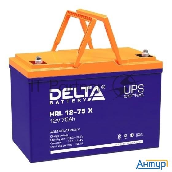 Аккумулятор свинцово-кислотный Delta Hrl 12-55 X (55 А\ч, 12В)