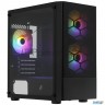 1stplayer Корпус Firebase X4-m Black / Matx, Tg / 1x120mm & 2x140mm Led Fans Inc. / X4-m-bk-2f1p-1f1