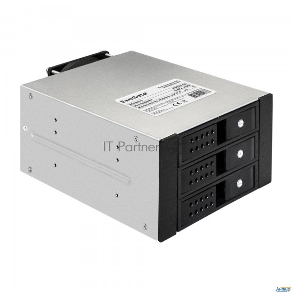 Exegate Ex291656rus Корзина для Hdd Exegate Hs335-02 (универсальная, на 3*3,5"/2.5" Sata Hdd, занима