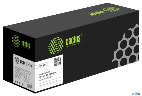 Картридж лазерный Cactus 136a Cs-w1360a W1360a черный (1150стр.) для Hp Laserjet M211d/209/233/234