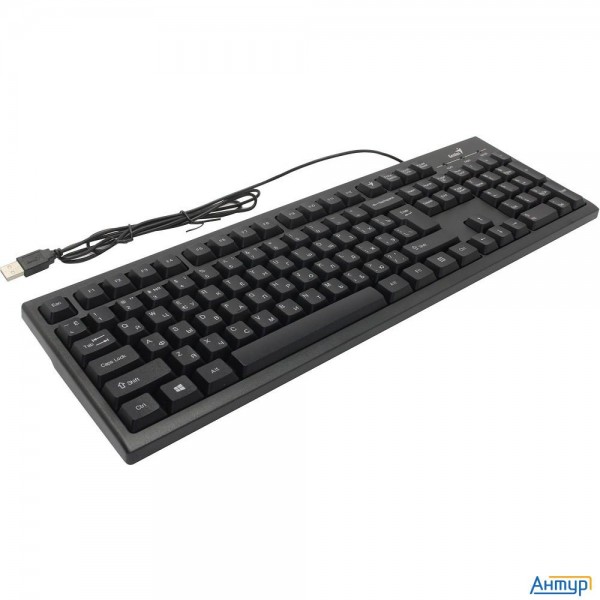 Клавиатура Genius Smart Kb-100 Black {классическая раскладная, Genius Key Support, влагоустойчивая,