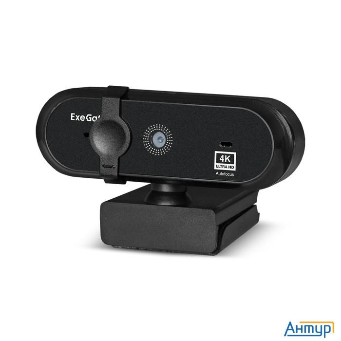 Exegate Ex287383rus Веб-камера Exegatestream Hd 4000 4k Uhd T-tripod (матрица 1/3" 8 Мп, 3840x2160,
