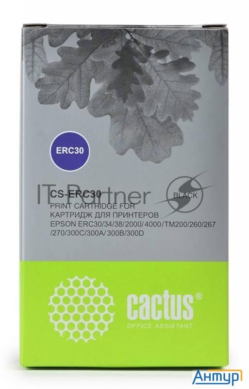 Картридж матричный Cactus Cs-erc30 для Epson Erc 30/34/38 Black