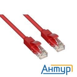 Greenconnect Патч-корд Utp прямой 15 M Awg24 кат.5е,  rj45,  медь, литой (Красный), пластик пакет (g