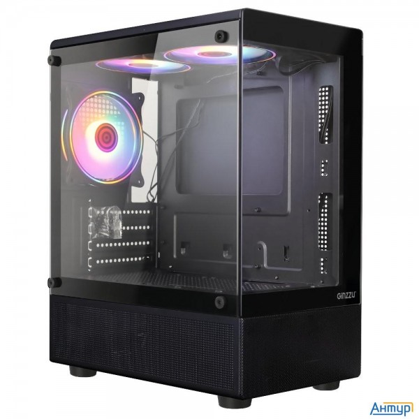 Ginzzu Rx670 Matx Fan 12cm Frgb*3