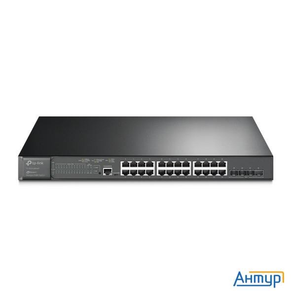 Tp-link Sg3428xmp Управляемый коммутатор Jetstream уровня 2+ с 24 гигабитными портами Rj45 и 4 порта