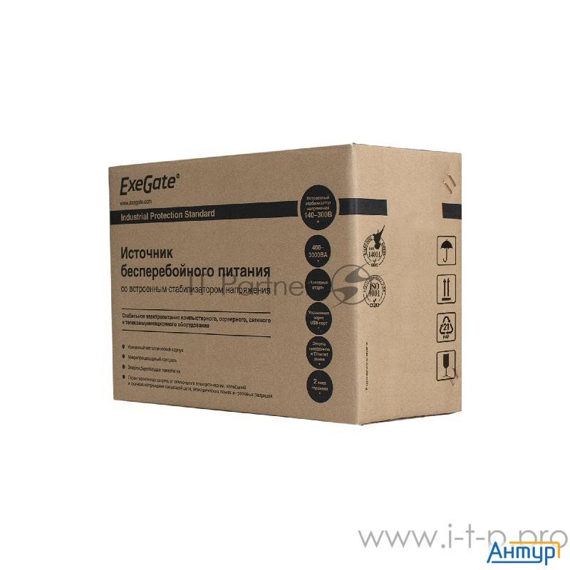 Источник бесперебойного питания Exegate Ep285586rus Specialpro Smart Llb-600.lcd.avr.c13 <600va/360w