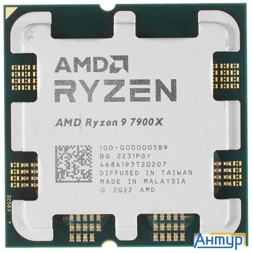 Cpu Amd Ryzen 9 7900x Oem (100-000000589) {4,70ghz, Turbo 5,60ghz, Rdna 2 Graphics Am5}