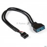 Exegate Ex284940rus Кабель-переходник Usb 2.0-usb 3.0 Exegate Ex-cc-u3u2-0.3 (9pin/19pin, 0,3м)