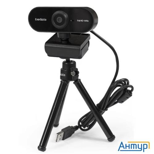 Exegateex294484rus Веб-камера Exegate Stream C925 Wide Fullhd T-tripod (1920х1080, 1080p, Usb, микро