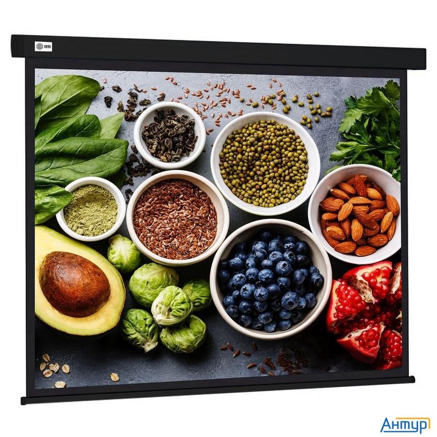 Экран Cactus Wallscreen Cs-psw-187x332-bk,  332х187 см, 16:9,  настенно-потолочный черный