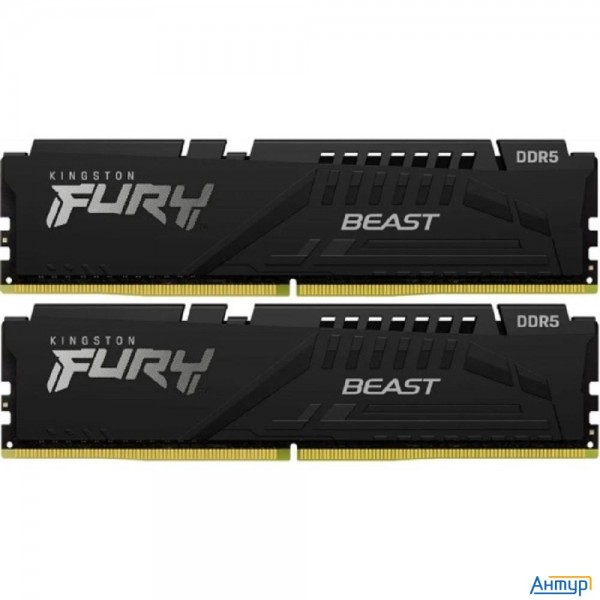 Kingston 32gb 6400mt/s Ddr5 Cl32 Dimm (kit Of 2) Fury Beast Black Expo Kf564c32bbek2-32