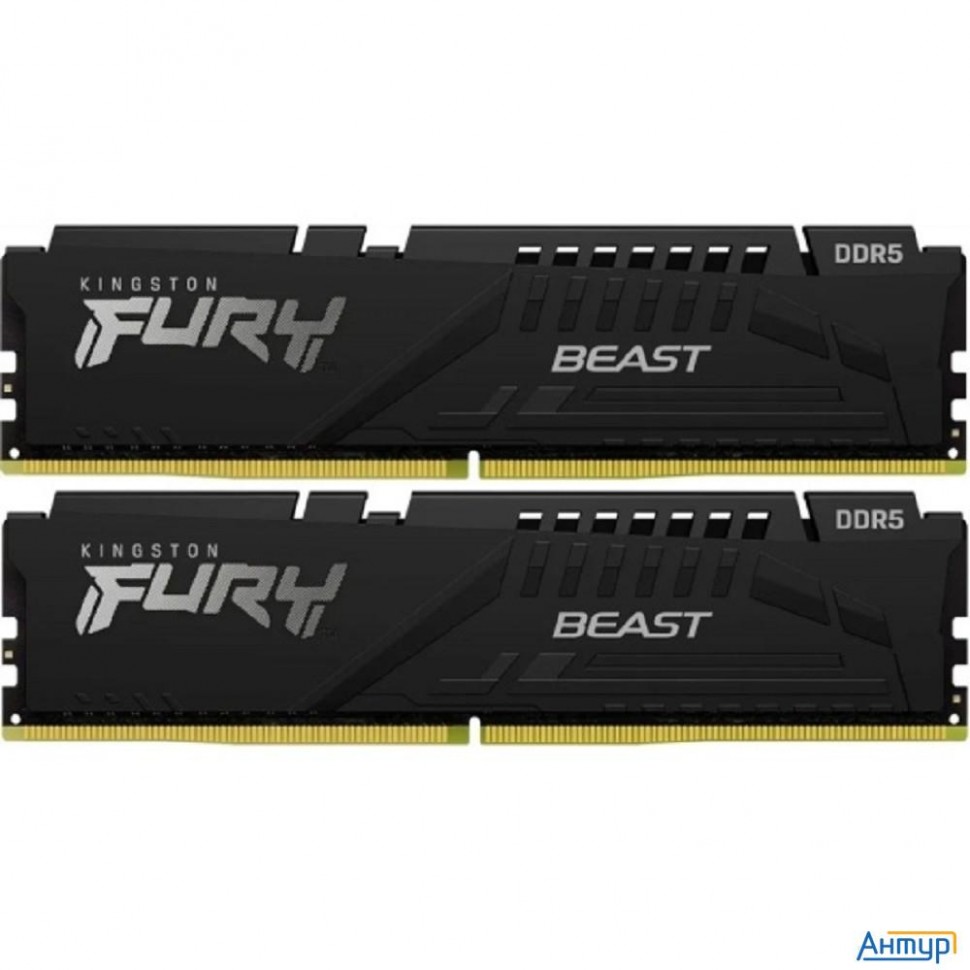 Kingston 32gb 6400mt/s Ddr5 Cl32 Dimm (kit Of 2) Fury Beast Black Expo Kf564c32bbek2-32