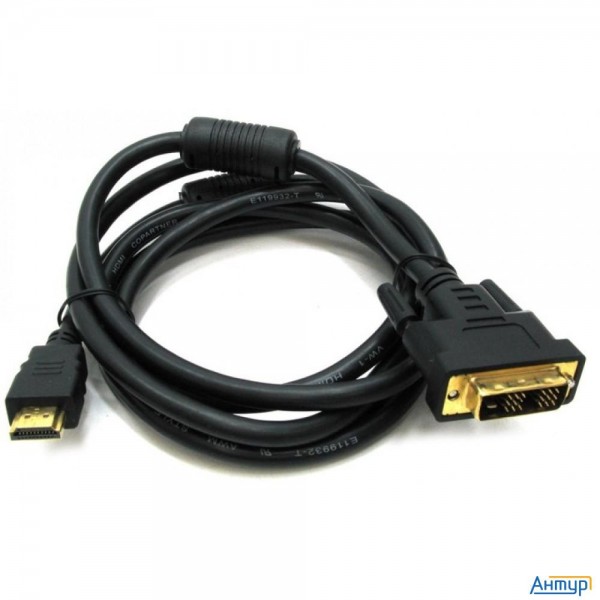Rexant (17-6304) Кабель Hdmi - Dvi-d  Gold  2М  с фильтрами