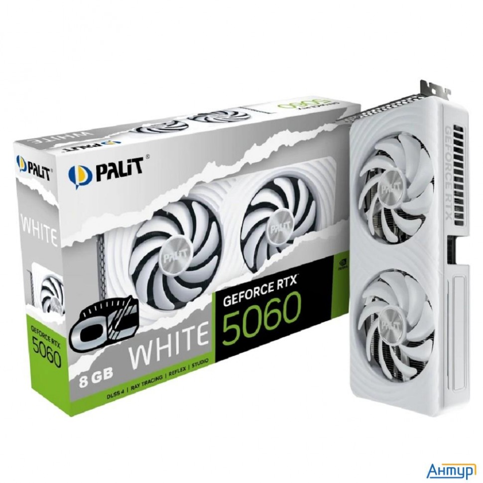 Видеокарта Pcie16 Rtx5060 8gb Pa-rtx5060 White Oc 8gb Palit