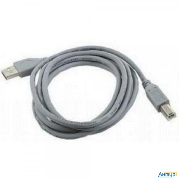Cablexpert Кабель Usb 2.0 Pro, Am/bm, 1.8м, экран, серый (ccp-usb2-ambm-6g)