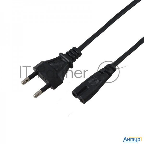 Шнур сетевой, вилка - евроразъем C7, кабель 2x0,5 мм?, длина 5 метров (pe пакет) Rexant