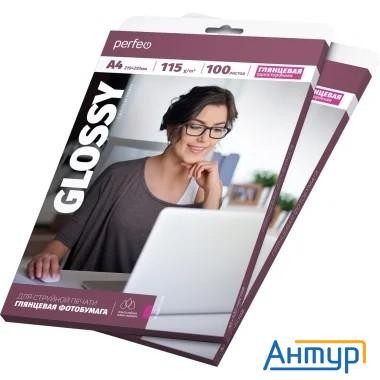 Perfeo Pf-gla4-115/100 Бумага Perfeo глянцевая 100л, A4 115 г/м2 (g12)