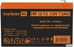 Батарея Exegate Hr 12-7.2 (12v 7.2ah), клеммы F2
