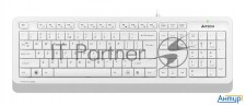 Клавиатура A4tech Fstyler Fk10 белый/серый Usb Multimedia