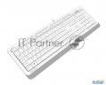 Клавиатура A4tech Fstyler Fk10 белый/серый Usb Multimedia