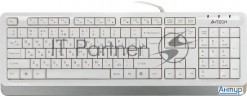 Клавиатура A4tech Fstyler Fk10 белый/серый Usb Multimedia