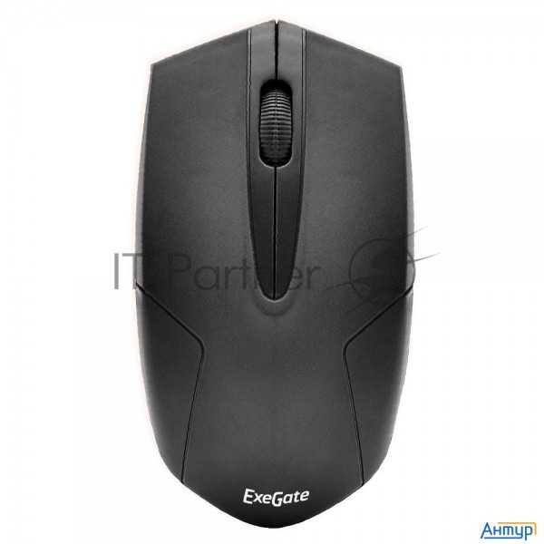 Мышь беспроводная, Exegate Ex269648rus Sr-9022 <black, Optical, 3btn/scroll, 1000dpi, Usb> Color Box