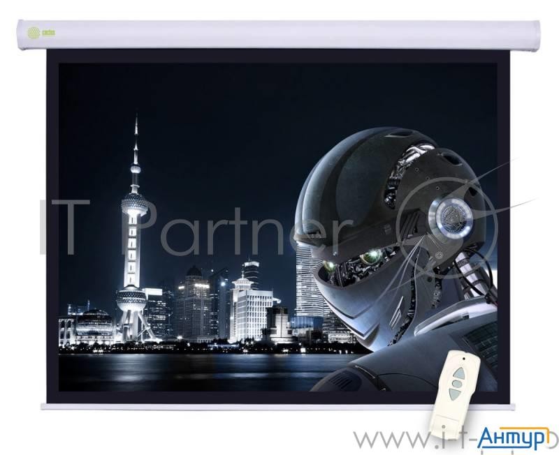 Экран Cactus 124.5x221см Motoscreen Cs-psm-124x221 16:9 настенно-потолочный рулонный белый (моторизо