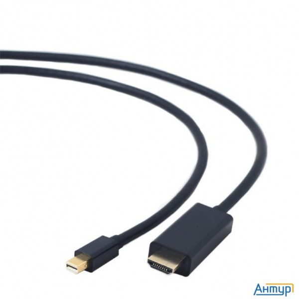 Bion Кабель Displayport Mini-hdmi, 20m/19m, экран, 1,8м, черный [bxp-cc-mdp-hdmi-018]