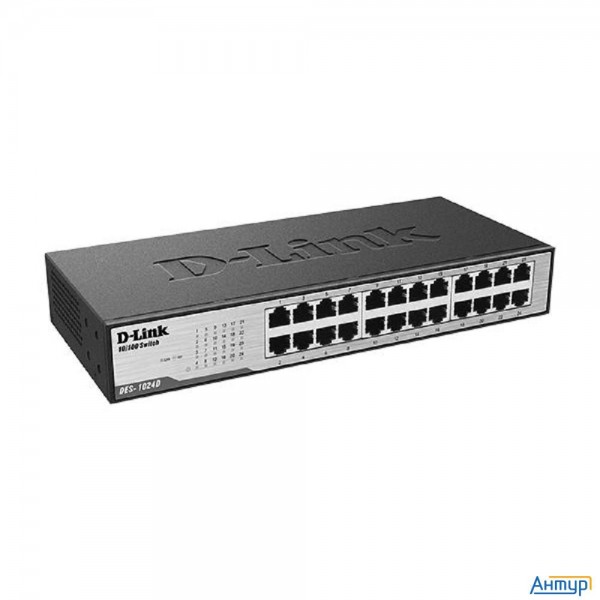 D-link Des-1024d/h2a Неуправляемый коммутатор с 24 портами 10/100base-tx