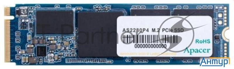 Накопитель M.2 2280 512gb Apacer As2280p4 Client Ssd Ap512gas2280p4-1 Pcie Gen3x4 With Nvme, 2100/15
