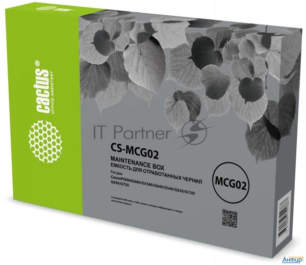 Бункер Cactus Cs-mcg02 (mc-g02 емкость для отработанных чернил) для Canon Pixma G680/gx580/g640/g540