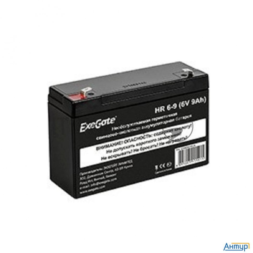 Батарея Exegate Hr 6-9 (6v 9ah, 634w), клеммы F2