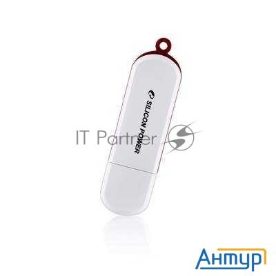 Флеш Диск Silicon Power 16gb Luxmini 320 Sp016gbuf2320v1w Usb2.0 белый