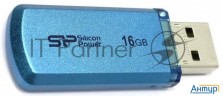 Флеш Диск Silicon Power 16gb Helios 101 Sp016gbuf2101v1b Usb2.0 синий