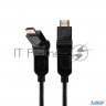 Шнур Hdmi - Hdmi с фильтрами, длина 2 метра, угловой 360° (gold) (pvc пакет) Rexant