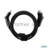 Шнур Hdmi - Hdmi с фильтрами, длина 2 метра, угловой 360° (gold) (pvc пакет) Rexant