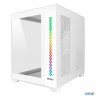 Ginzzu V420 Rgb подсветка, закаленное стекло 1*usb 3.0,1*usb 2.0, Au Белый Matx