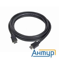 Hdmi  Кабель Gembird, 1.8м, V1.4, 19m/19m, черный, позол.разъемы, экран, пакет [cc-hdmi4-6]