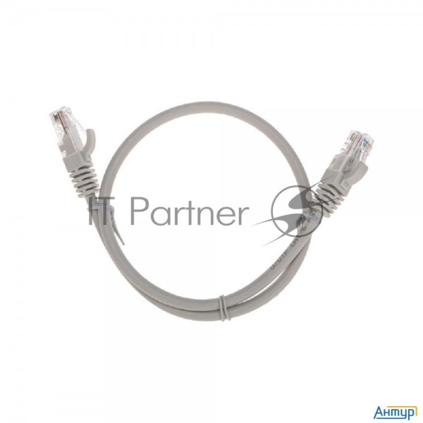 Патч-корд U/utp Rexant категория 6, Rj45-rj45, неэкранированный, 26awg, Lszh, серый, 0.5 м