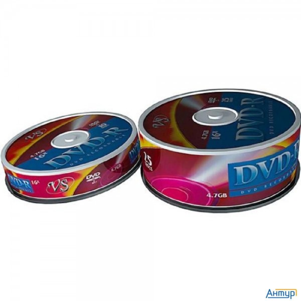 Диски Vs Dvd+r 4,7 Gb 16x Shrink/25 (620526)